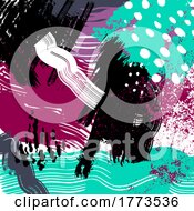 Abstract Brush Art Background