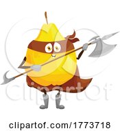 Poster, Art Print Of Pear Executioner Food Character
