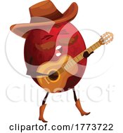 Western Musician Passion Fruit Food Character
