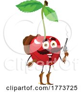 Poster, Art Print Of Western Cherry Food Character