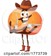 Western Orange Food Character