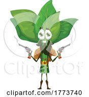 Poster, Art Print Of Western Ranger Spinach Food Character