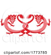 Poster, Art Print Of Chinese Dragons