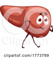 Poster, Art Print Of Liver Mascot
