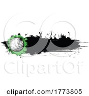 Poster, Art Print Of Grungy Golf Silhouette Design