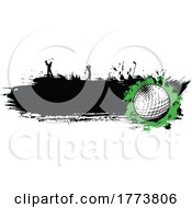 Grungy Golf Silhouette Design