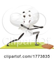 Poster, Art Print Of Yoga Mushroom Food Mascot