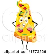 Pizza Slice Food Mascot