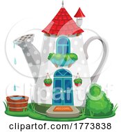 Poster, Art Print Of Watering Can Fairy House