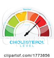 Poster, Art Print Of Cholesterol Level Chart