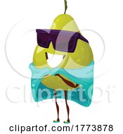Summer Guava Food Mascot