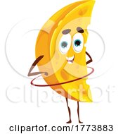 Poster, Art Print Of Cheese Hula Hoping Food Mascot