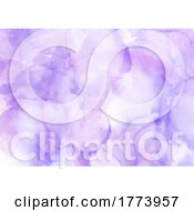 Poster, Art Print Of Hand Painted Purple Watercolour Texture