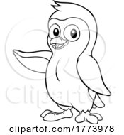 Poster, Art Print Of Penguin Bird Coloring Cartoon Wildlife Mascot