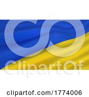 Abstract Ukraine Flag Background
