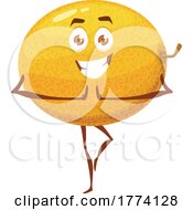 Poster, Art Print Of Yoga Melon Food Character