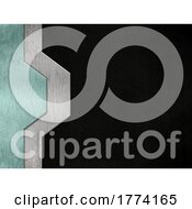 Poster, Art Print Of Abstract Metallic Texture On Grunge Carbon Fibre Background