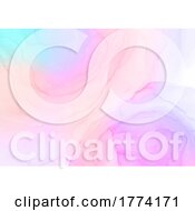 Poster, Art Print Of Pastel Coloured Ink Background