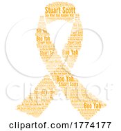 PMP Appendix cancer Stuart Scott Catchphrases Awareness Ribbon by Jamers #COLLC1774177-0013