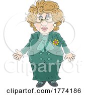 Poster, Art Print Of Cartoon Female Politician