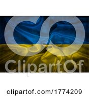 Grunge Background Of Ukraine Flag
