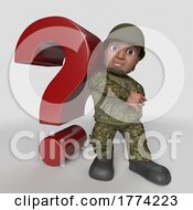 3D Cartoon Soldier Character