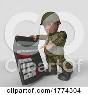 3D Cartoon Soldier Character