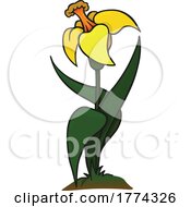 Poster, Art Print Of Cartoon Daffodil Flower