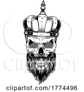 Poster, Art Print Of Kings Bearded Skull