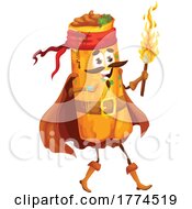 Poster, Art Print Of Pirate Enchilada Food Mascot