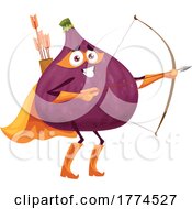 Poster, Art Print Of Archer Fig Food Mascot