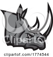 Poster, Art Print Of Rhino Mascot Head