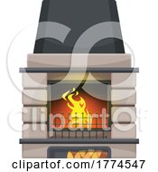 Poster, Art Print Of Fireplace