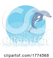 05/02/2022 - Cartoon Jumping Dolphin
