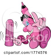 Poster, Art Print Of Cartoon Pink Felt Tip Marker