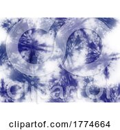 Poster, Art Print Of Abstract Background With Shibori Style Tie Dye Design