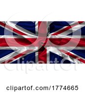 Poster, Art Print Of Abstract Background With Union Jack Flag