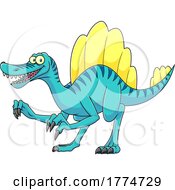 Poster, Art Print Of Cartoon Spinosaurus Dinosaur