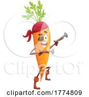 Poster, Art Print Of Pirate Carrot Food Mascot