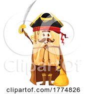Poster, Art Print Of Tamale Pirate Food Mascot