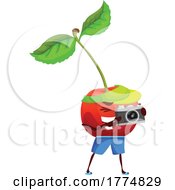 Poster, Art Print Of Cherry Photographer Food Mascot