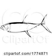 Poster, Art Print Of Black And White Tuna Fish