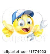 Mechanic Or Plumber Spanner Emoticon Emoji Icon