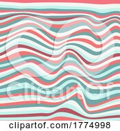 Poster, Art Print Of Striped Retro Styled Pattern Background