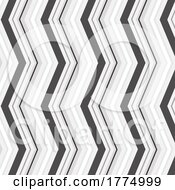Poster, Art Print Of Striped Zig Zag Patterned Wallpaper Design