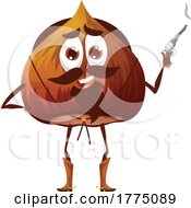 Poster, Art Print Of Western Hazelnut Food Mascot Character