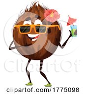 Poster, Art Print Of Coconut Food Mascot Character