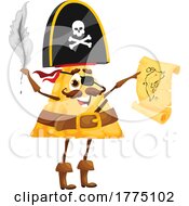 Poster, Art Print Of Pirate Tortilla Chip Food Mascot Character