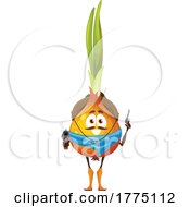 Western Onion Food Mascot Character by Vector Tradition SM