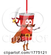 Bandit Soda Cup Food Mascot Character by Vector Tradition SM